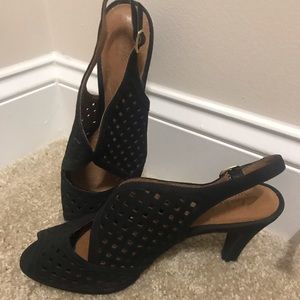 Clark sling back shoes
